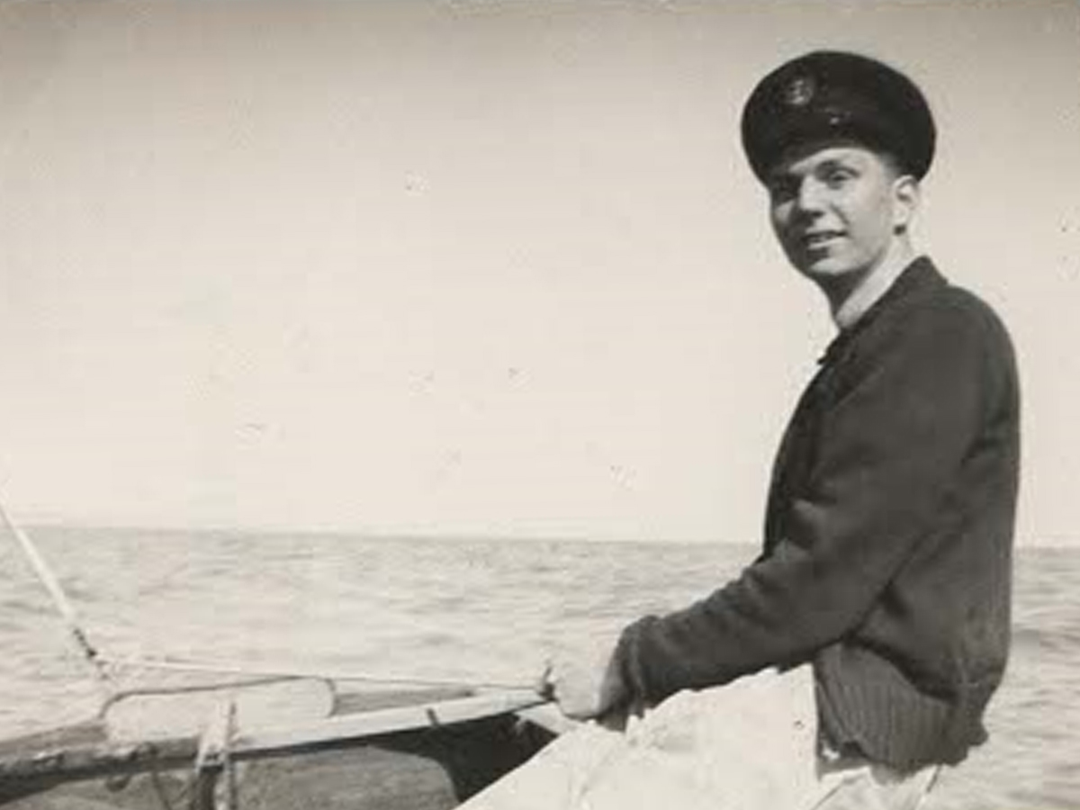 John helming a 14 in 1952.