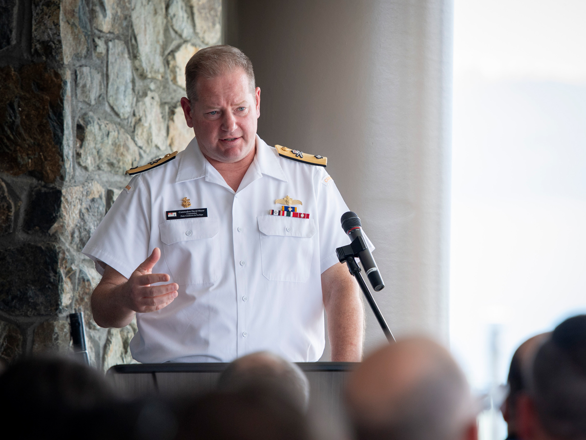 Commodore David Mazur,
Commander Canadian Fleet Pacific.