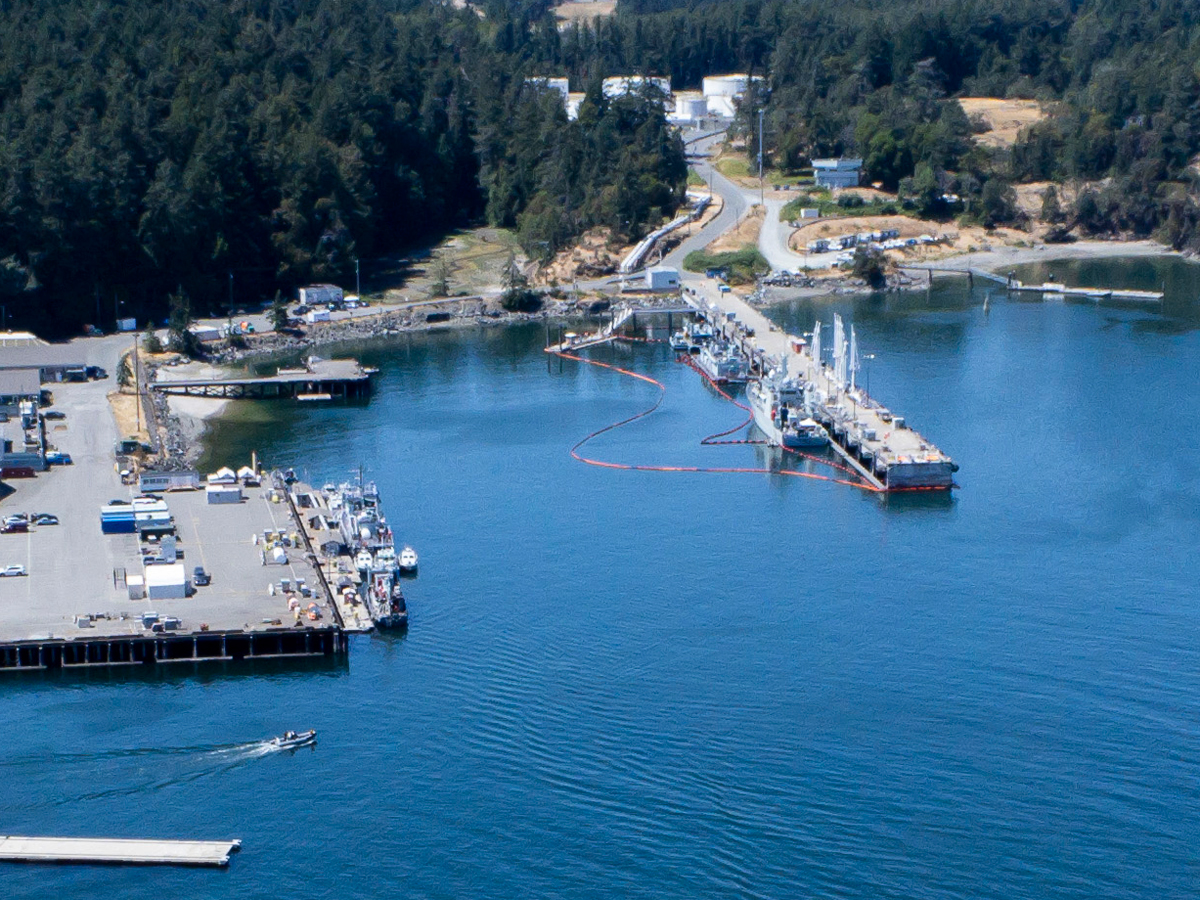 D and F Jetty seen from the East at CFB Esquimalt on July 10.
Photo: Sergeant Malcolm Byers, MARPAC Imaging Services