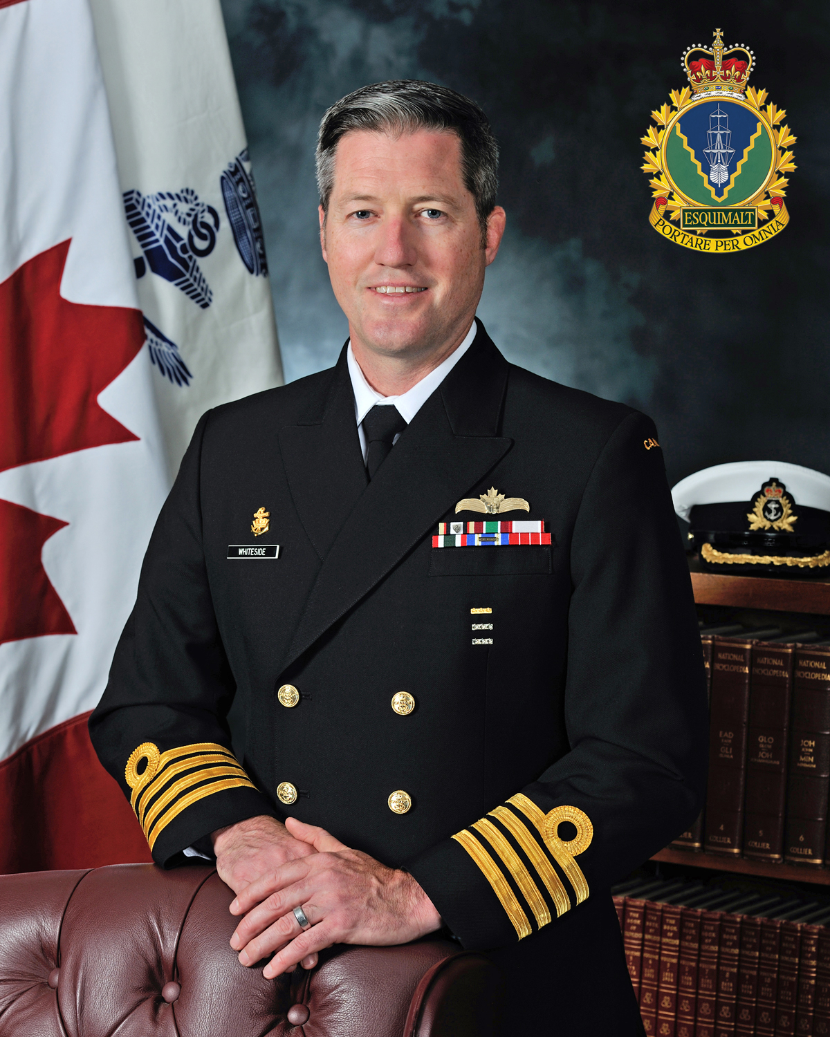 Captain(N) Kevin Whiteside
CFB Esquimalt Base Commander